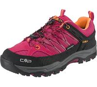 CMP Kids Rigel Low Trekking Shoes Wp, Scarpe da trekking Unisex - Bambini e ragazzi, Bouganville Goji, 35 EU