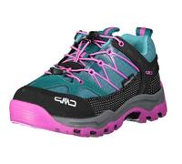 CMP Kids Rigel Low Trekking Shoes Wp, Scarpe da trekking Unisex - Bambini e ragazzi, Lake-Acqua, 31 EU