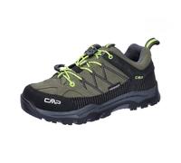 CMP Kids Rigel Low Trekking Shoes WP, Scarpe da Trekking Unisex - Bambini e Ragazzi, Olive Yellow Fluo, 35 EU