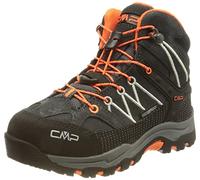 CMP Scarpone trekking bambini Rigel Mid Waterproof Anthracite-Orange Taglie 38-41 40 Nero