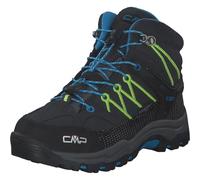 CMP Kids Rigel Mid Trekking Shoes Wp, Scarpe da trekking Unisex - Bambini e ragazzi, Antracite Yellow Fluo, 41 EU