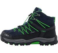 CMP Kids Rigel Mid Trekking Shoes Wp, Scarpe da trekking Unisex - Bambini e ragazzi, B Blue Gecko, 38 EU