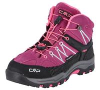 CMP Kids Rigel Mid Trekking Shoes Wp, Scarpe da trekking Unisex - Bambini e ragazzi, Berry Pink Fluo 05HF, 33 EU