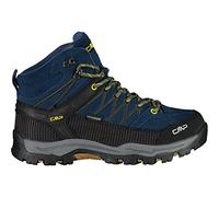 CMP Kids Rigel Mid Trekking Shoes Wp, Scarpe da trekking Unisex - Bambini e ragazzi, Blue Ink Yellow, 29 EU