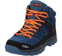 CMP Kids Rigel Mid Trekking Shoes Wp, Scarpe da trekking Unisex - Bambini e ragazzi, Dusty Blue Flash Orange, 39 EU