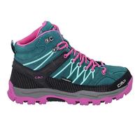 CMP Kids Rigel Mid Trekking Shoes Wp, Scarpe da trekking Unisex - Bambini e ragazzi, Lake Pink Fluo 26EL, 31 EU