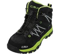 CMP Kids Rigel Mid Trekking Shoes Wp, Scarpe da trekking Unisex - Bambini e ragazzi, Piombo Limegreen, 35 EU