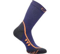 CMP - Kids Trekking Sock Mid Supersoft 50, B.Blue-Flame, 25/27