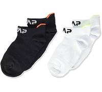 CMP Kids Ultralight Sock Pa Bipack, Kid, Unisex, Nero-Bianco, 25/27