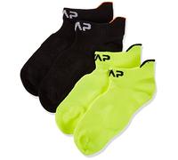 CMP Kids Ultralight Sock Pa Bipack, Kid, Unisex, Yellow Fluo-Nero, 28/30