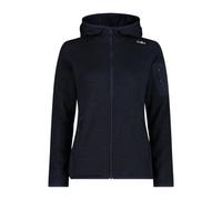 CMP Knit-tech - Giacca da donna con cappuccio fisso, giacca da donna