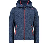 CMP Knit Tech Mélange Fleece Jacket With Hood Fleece Jacket Bambine e ragazze (Pacco da 1)