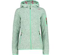 CMP Giacca in Knit-Tech da Donna con Cappuccio Fisso, Menta Mel-Fragola, 40