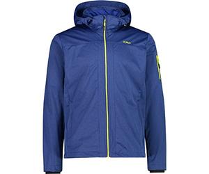 CMP Lightweight, windproof and waterproof softshell melange jacket WP 8,000, Man, Bluish Mel., 56