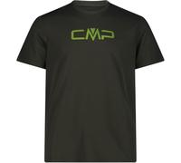 CMP Maglia a Maniche Corte Girocollo da Uomo con Logo 39T7117P-f963 Pine