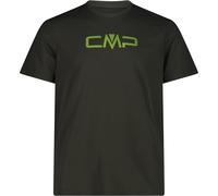 CMP Maglia a Maniche Corte Girocollo da Uomo con Logo 39T7117P-f963 Pine