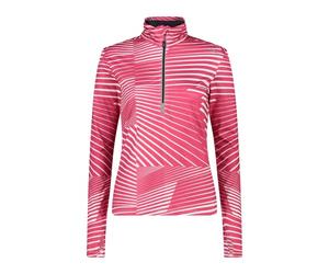 CMP - Maglia a Mezza Zip in Jersey Stretch da Donna, Fucsia, S