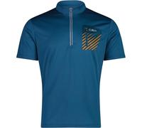 CMP Maglia da ciclismo da uomo con tasca sul petto in 4 direzioni elasticizzate e Dry Function traspirante, leggera e perfetta per ciclismo e allenamento.