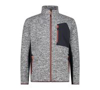 CMP Maglia in Knit Tech jacquard Gesso/Nero da Uomo 54 IT Grigio