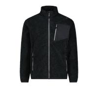 CMP Maglia in pile HighLoft Titanio Mel/Ghiaccio da Uomo 50 IT Nero