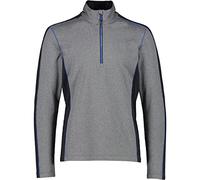 Cmp Maglia Stretch in Pile Softech, Uomo, Nero Mel, 46, Nero Mel.