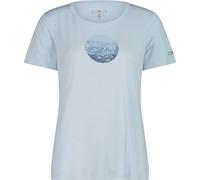 CMP Donna Print Maglietta, Sky Blue, XXS