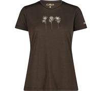 CMP Donna Print Maglietta, Toffee, S