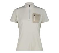 Maglia con zip a metà da donna CMP Beige