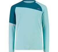 CMP - T-Shirt da Bambina in Jersey Stretch, Acqua, 110