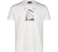 CMP Maglietta da uomo, bianco, XL