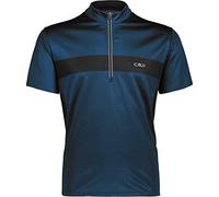 CMP Maglietta freebike Unlimitech 39C6897 Maglietta, Uomo, Cyano-Nero, 46