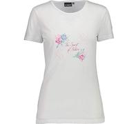 CMP Maglietta Jersey Print Donna, Bianco, 36