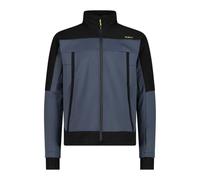 CMP Campagnolo Giacca da uomo in softshell accoppiato con cappuccio fisso Titanio 50