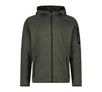 CMP - Man Jacket Fix Hood, Olive-Nero, 58