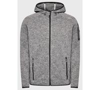Cmp Man Jacket Fix Hood Pile Capp Grigio Melange Uomo 3H60847N 31ZH