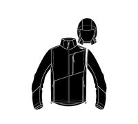 CMP - Man Jacket Zip Hood With Detachable Sleeves, Nero, 56