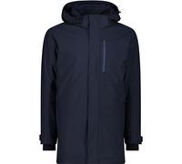 CMP - Man Parka Snaps Hood, Black Blue, 56