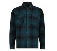Cmp Man Shirt Camicia Pile Scozzese Verde/Nera Uomo 34S2707 E958