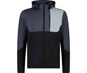 CMP Man Stretch Performance Jacket Fix Hood - Uomo - Nero - Taglia 46- modello 2025