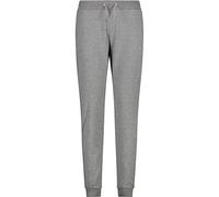 CMP Melange Stretch Long Pant with Cuff, Girl, 110, Fumo Mel.
