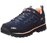 CMP Moon Low Wmn Trekking Shoe WP, Scarpe da Trekking Donna, Blue Ink-Sunrise, 42 EU