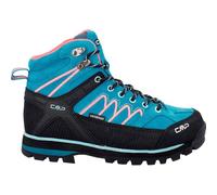 CMP Moon Mid Wmn Trekking Shoe WP, Walking Donna, Teal-Red Fluo, 37 EU