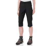 CMP - Pantaloni capri elasticizzati da donna, Nero, 40