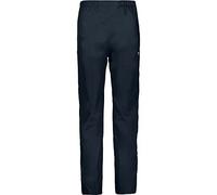 CMP - Pantalone Donna Antipioggia Con Zip Laterali Su Tutta La Lunghezza, Black Blue, M