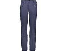 CMP - Pantalone donna con ghetta interna, Black Blue, S