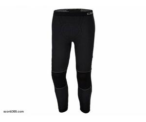 CMP Pantalone lungo Intimo Seamless,Uomo,F.lli Campagnolo colore-U901 (Nero)