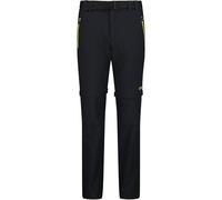 CMP - Pantaloni da Bambino Zip-off Tessuto Stretch, Antracite-Acido, 116