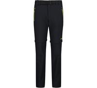 CMP Campagnolo Pantaloni da bambino Zip-off con cintura, tessuto stretch 176 Nero