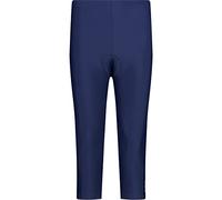 CMP Pantaloni da Ciclismo da Donna, Elasticizzati, a 3/4, Colore Blu, Taglia 40