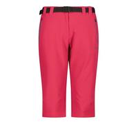 CMP Pantaloni da trekking Capri da donna con cintura e Dry Function design ergonomico, elastico in vita resistente in 4 direzioni per giornate attive e abbigliamento sportivo versatile., Magenta, 50